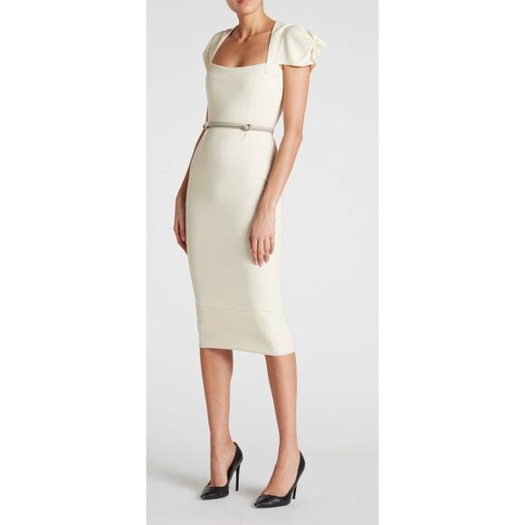 Roland Mouret Dresses & Skirts - Roland Mouret Galaxy Dress Ivory Classic Vintage US 6